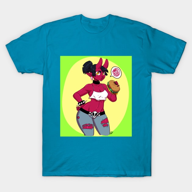 Let Her Eat!!! T-Shirt by RileyOMalley